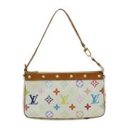 Pre-owned Canvas louis-vuitton-bags Louis Vuitton Vintage , White , Da...