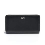 Pre-owned Leather wallets Gucci Vintage , Black , Dames