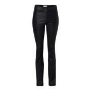 Stijlvolle Leren Broek Izzy Wakakuu Icons , Black , Dames