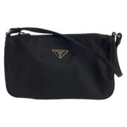 Pre-owned Canvas handbags Prada Vintage , Black , Dames