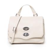 Witte Dubbele Slot Tas Zanellato , White , Dames