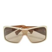 Pre-owned Acetate sunglasses Louis Vuitton Vintage , Beige , Dames