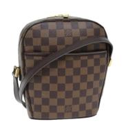 Pre-owned Canvas louis-vuitton-bags Louis Vuitton Vintage , Brown , Da...