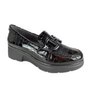 Stijlvolle Loafers voor Vrouwen Pitillos , Black , Dames