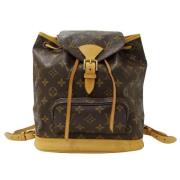 Pre-owned Canvas backpacks Louis Vuitton Vintage , Brown , Dames