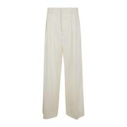 Off White Low Rise Broek Wardrobe.nyc , White , Dames