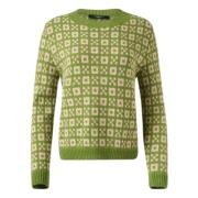 Groene Jacquard Trui Max Mara Weekend , Green , Dames