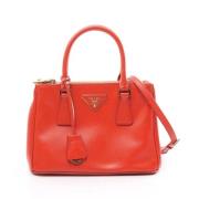 Pre-owned Leather prada-bags Prada Vintage , Red , Dames