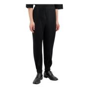 Geplooide June Broek Issey Miyake , Black , Heren