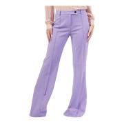 Paarse Wijde Pijp Broek Hugo Boss , Purple , Dames