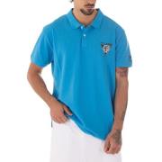 Heren Logo Polo Shirt Just Cavalli , Blue , Heren