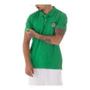 Heren Logo Polo Shirt Just Cavalli , Green , Heren