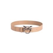 Berry Hips Simply Riem Pinko , Beige , Dames