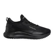 Eenvoudige Eva Runner Sneakers Calvin Klein Jeans , Black , Heren