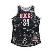 NBA Rising Stars Shirt 2015 Giannis Antetokounmpo Mitchell & Ness , Bl...