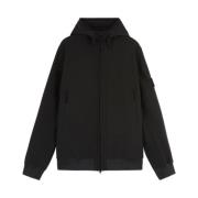 Winddichte Waterdichte Soft Shell Jas Stone Island , Black , Heren