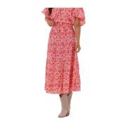 Rode Midi Rok Sofie Schnoor , Red , Dames