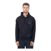 Hoodie met geborduurd logo, blauw Armani Exchange , Blue , Heren