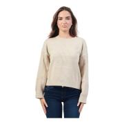 Beige Gebreide Trui Armani Project Armani Exchange , Beige , Dames