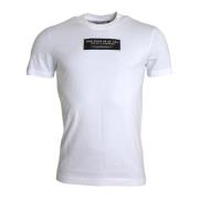 Witte Katoenen Applique T-shirt Dolce & Gabbana , White , Heren