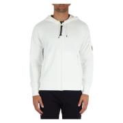 Katoenen sweatshirt met mouwzak C.p. Company , White , Heren