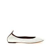 Glanzende Ballerinas Lanvin , White , Dames