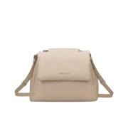 Sveva Piccola Leren Tas Ivoor Orciani , Beige , Dames