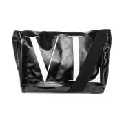 Stijlvolle Messenger Tas Valentino Garavani , Black , Heren