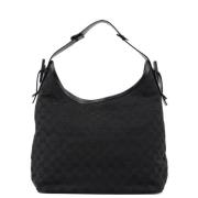 Pre-owned Cotton handbags Gucci Vintage , Black , Dames