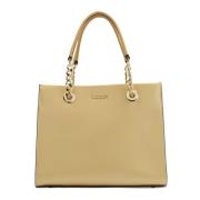 Elegante handtas met lange schouderbanden Kazar , Beige , Dames