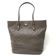 Pre-owned Leather totes Louis Vuitton Vintage , Brown , Dames