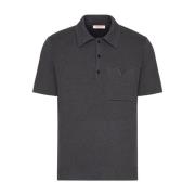 Heren Polo Shirt Valentino Garavani , Blue , Heren