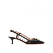 Elegante Slingback Pump in Zwart Bally , Black , Dames