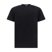 Stijlvol T-shirt met Uniek Ontwerp Valentino Garavani , Black , Heren