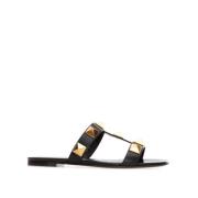 Stijlvolle Slides voor Vrouwen Valentino Garavani , Black , Dames