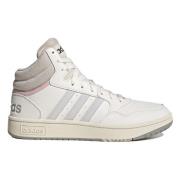 Hoops 3.0 Mid Sneakers Adidas , White , Dames