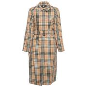 Pre-owned Fabric outerwear Burberry Vintage , Brown , Dames