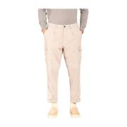 Cargo broek met relaxte pasvorm en micro-patroon Mason's , Gray , Here...