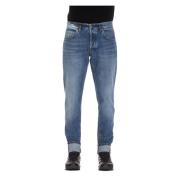 Denim Jeans Regular Fit PT Torino , Blue , Heren