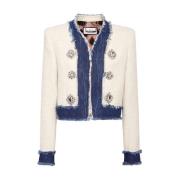 Stijlvolle Bolero Jas Philipp Plein , White , Dames