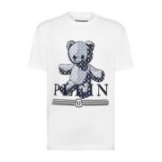 Casual Grafisch T-shirt Fadcmtk7432Pjy002N01 Philipp Plein , White , H...