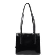 Pre-owned Leather prada-bags Prada Vintage , Black , Dames