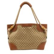 Pre-owned Canvas gucci-bags Gucci Vintage , Brown , Dames