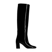 Lakleren laarzen, Made in Italy Saint Laurent , Black , Dames