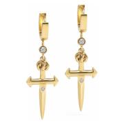 Skyfall Small Sword Earrings in Gold Nialaya , Yellow , Dames