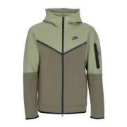 Tech Fleece Zip Hood Sweatshirt Nike , Green , Heren