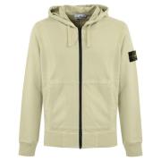 Ritssluiting Hoodie Trui Stone Island , Beige , Heren