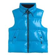 Gewatteerd Ritsvest Karl Lagerfeld , Blue , Dames