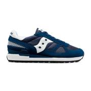 Blauwe Originele Sneakers met Logo Saucony , Blue , Heren