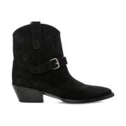 Stijlvolle Enkellaarsjes Saint Laurent , Black , Dames